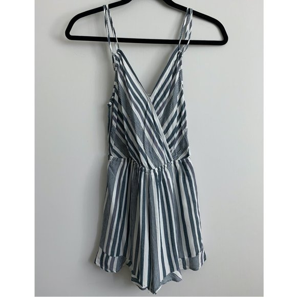 AE Striped Strappy Romper - Picture 3 of 5